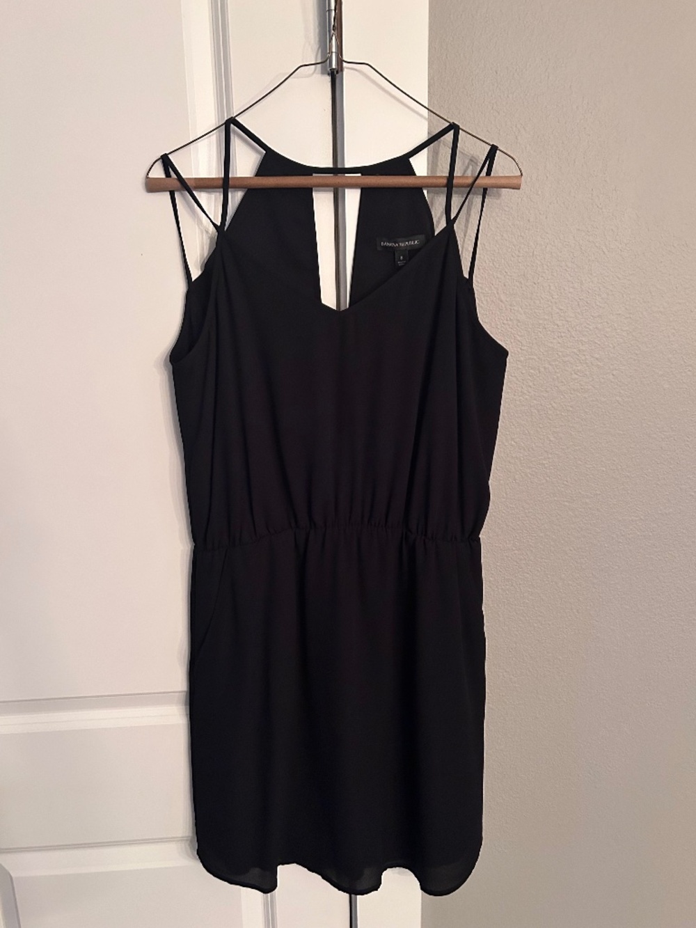 Banana Republic Little Black Dress Size 8 - Strappy Cutout LBD